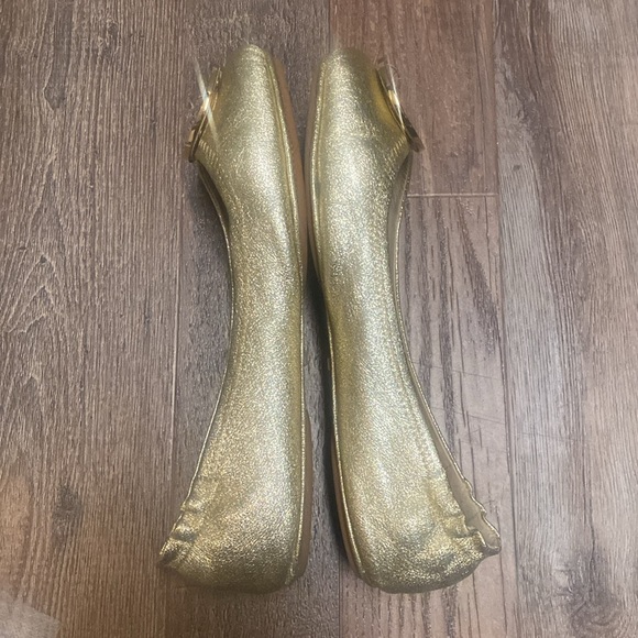Tori Burch gold ballet flats size 9 - Picture 3 of 9